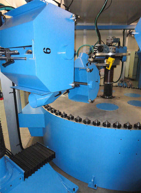 TRC + CPL Continuous rotation table with C.P.L. type polishing unit